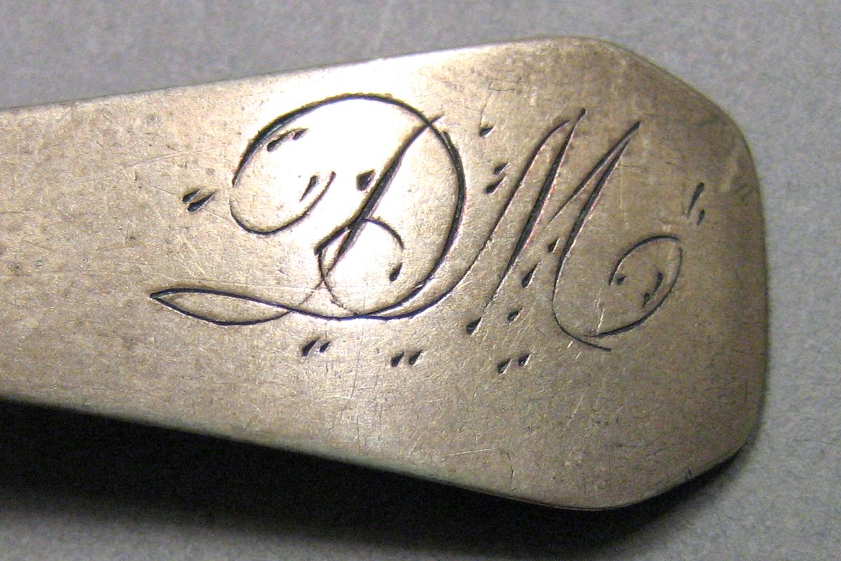 1962.0240.697 Silver Spoon engraving
