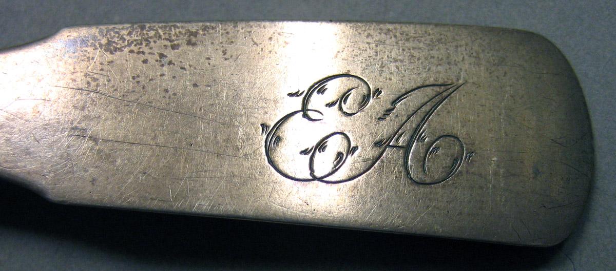 1962.0240.715 Silver Spoon engraving