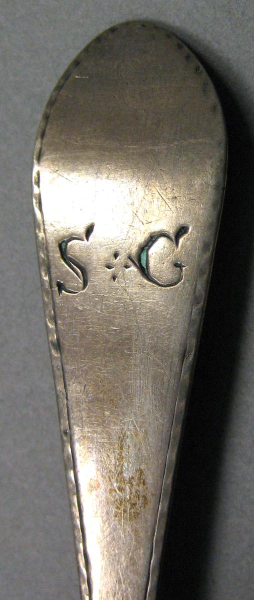 1962.0240.720 Silver Spoon engraving