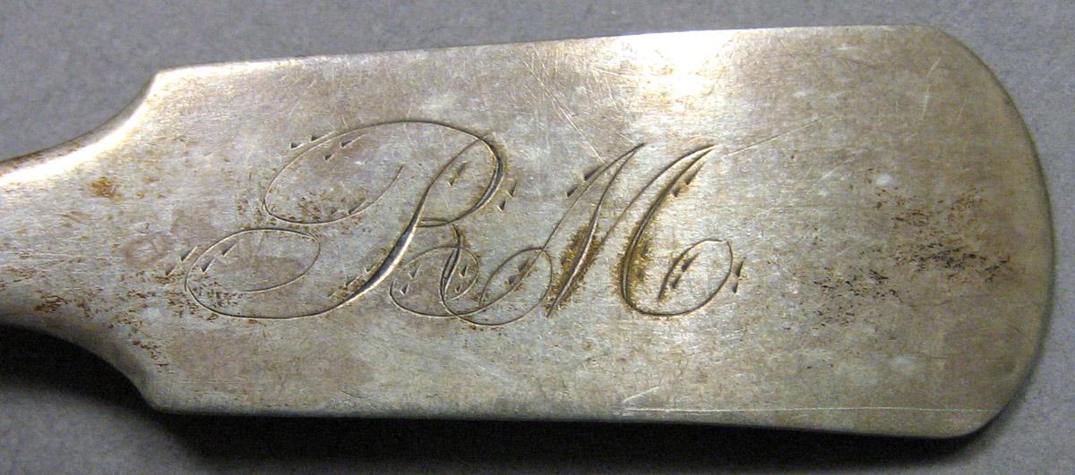 1962.0240.729 Silver Spoon engraving