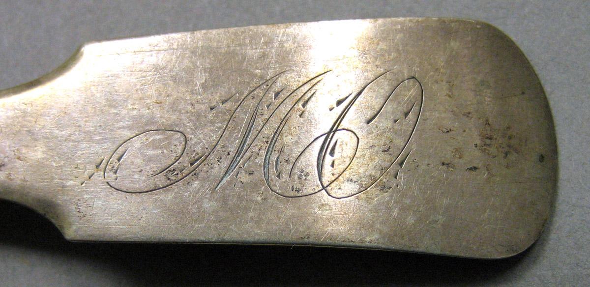 1962.0240.730 Silver Spoon engraving