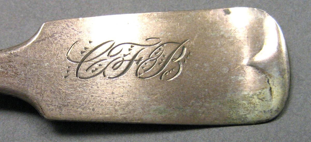 1962.0240.731 Silver Spoon engraving