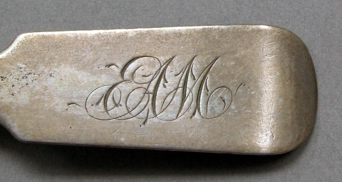 1962.0240.741 Salt spoon  engraving