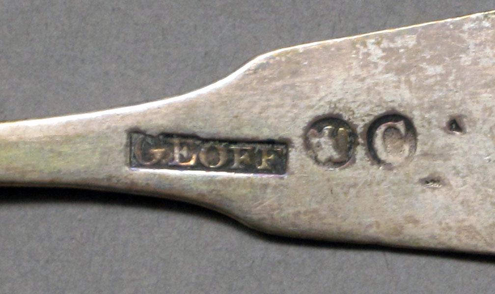 1962.0240.750 Salt spoon mark