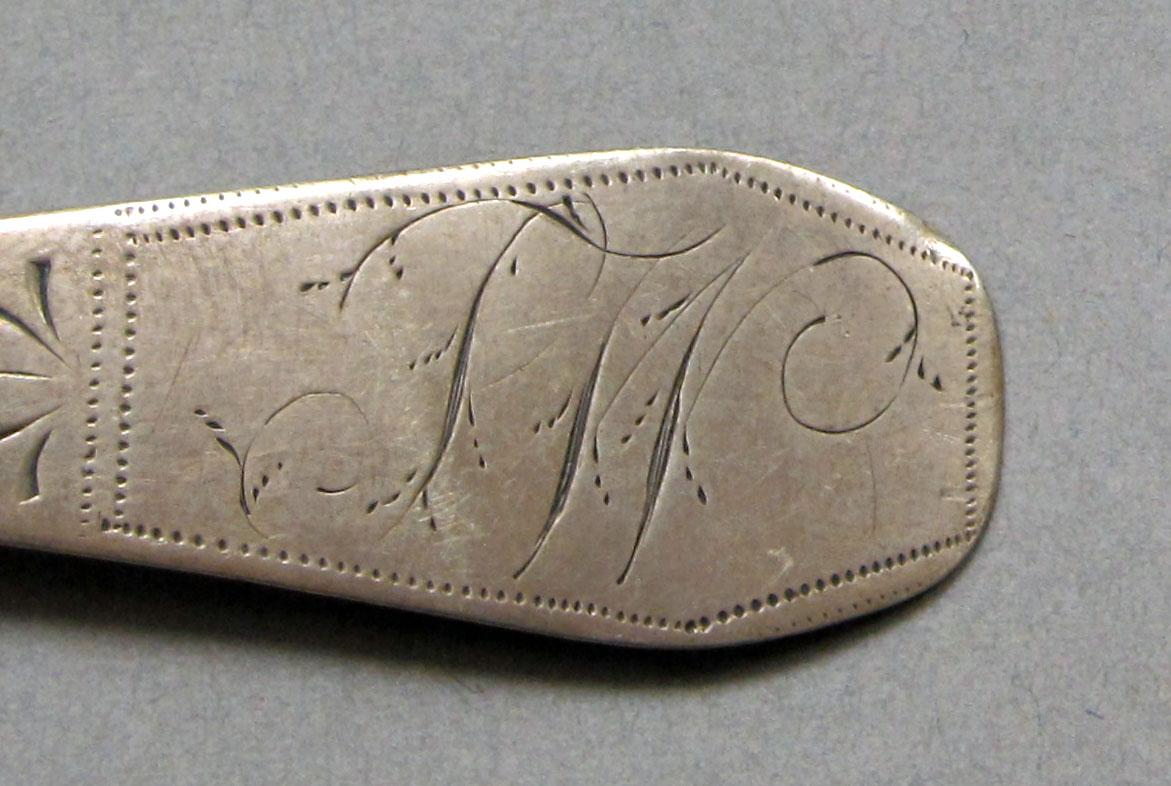 1962.0240.772 Teaspoon engraving