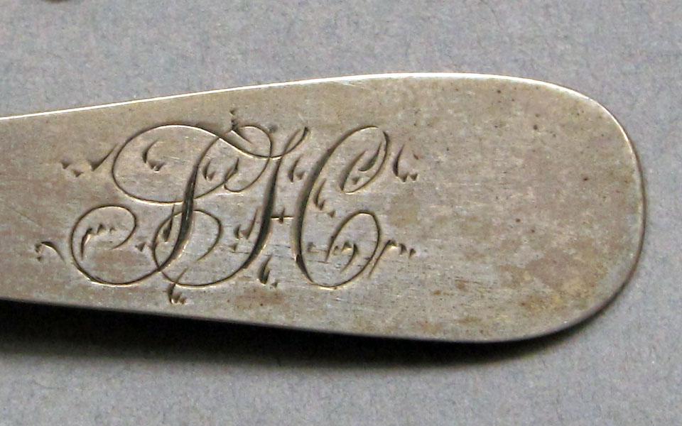 1962.0240.801 Salt spoon engraving