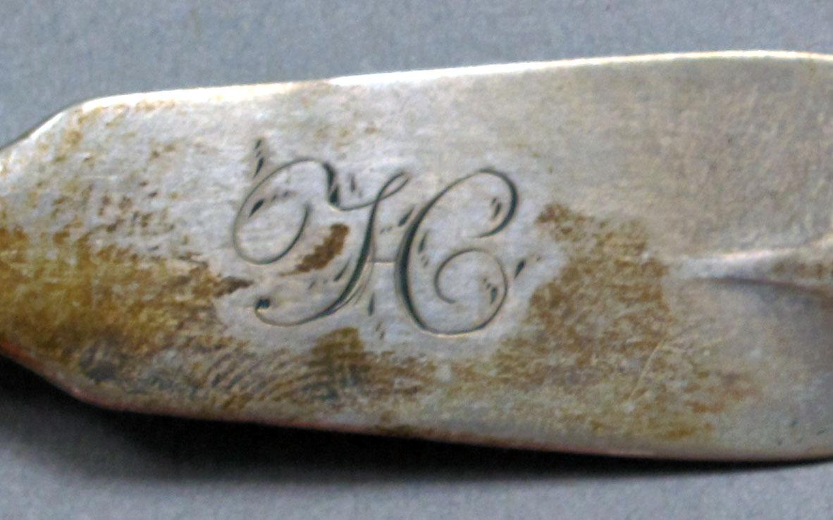 1962.0240.807 Salt spoon engraving