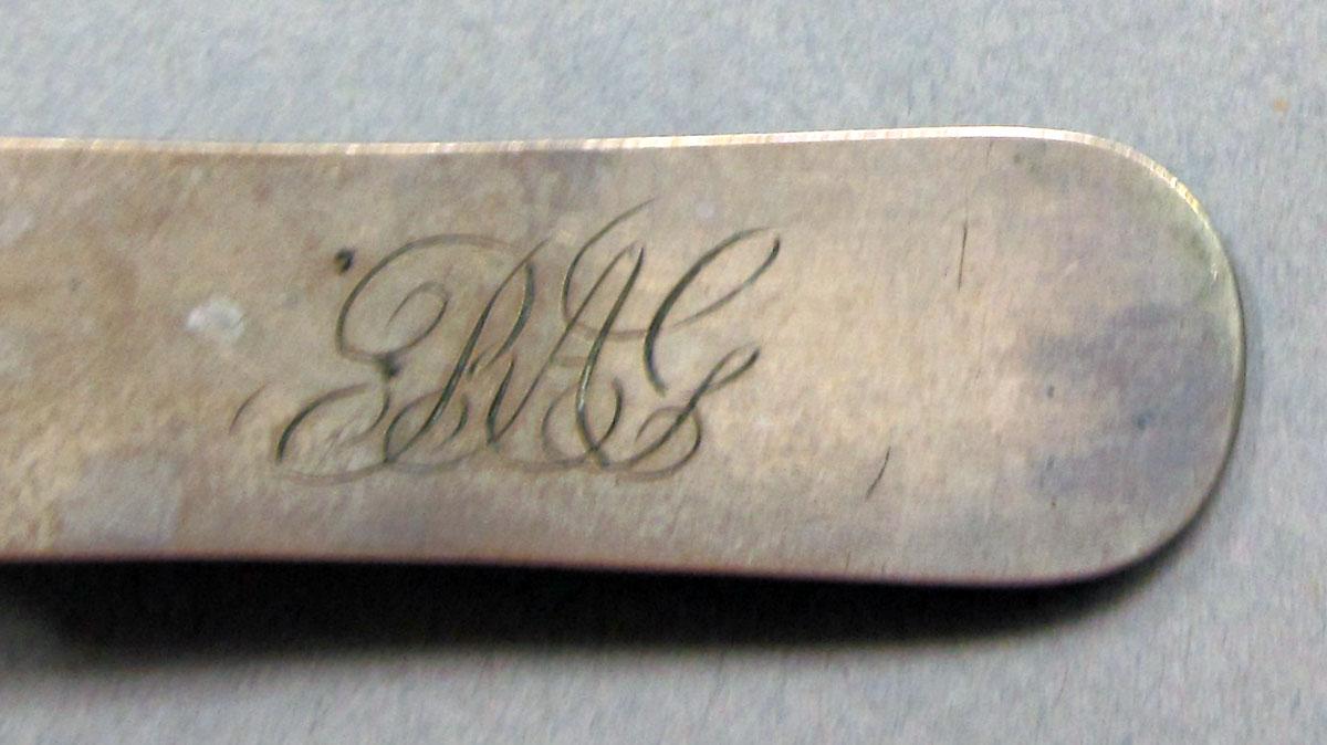 1962.0240.814.001 Salt spoon engraving