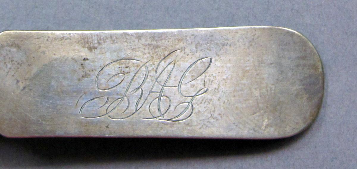 1962.0240.814.002 Salt spoon engraving
