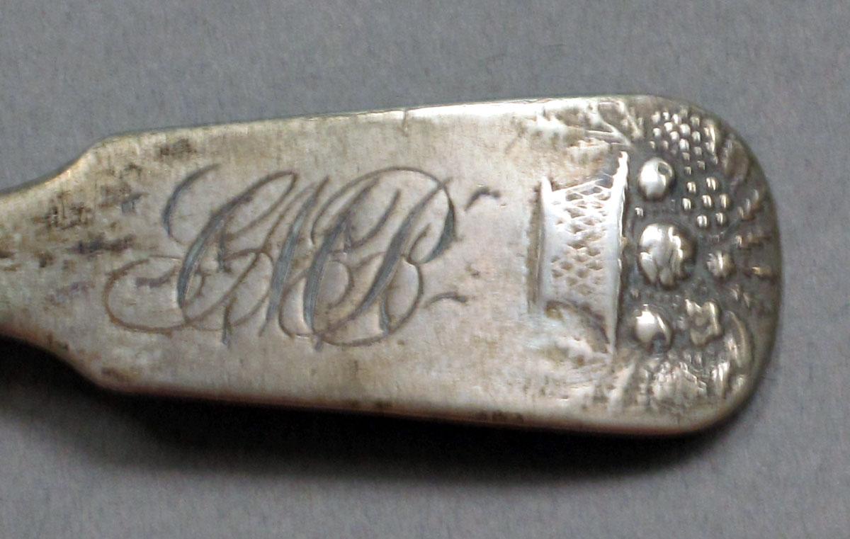 1962.0240.825 Salt spoon engraving