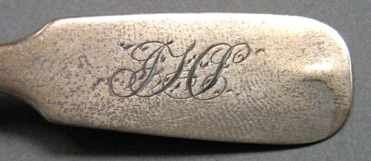 1962.0240.831 Silver Spoon engraving