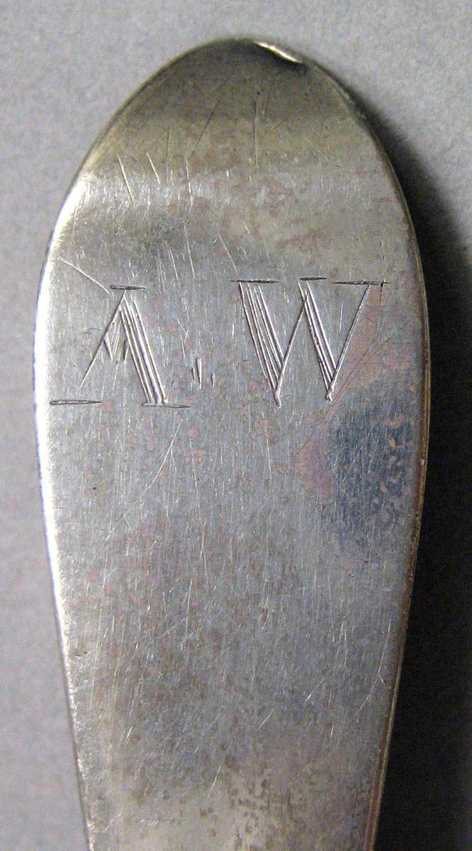 1962.0240.880 Dessert spoon engraving