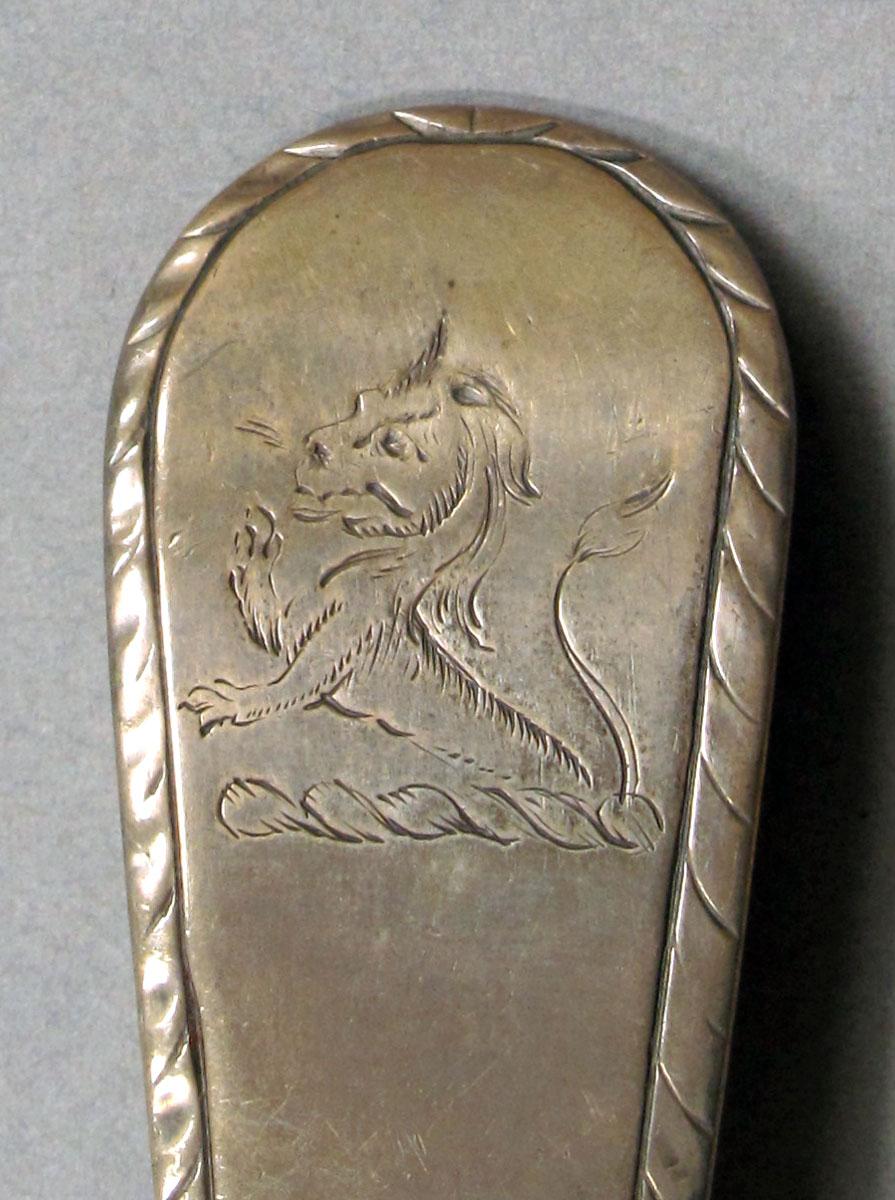 1962.0240.884 Silver Spoon engraving