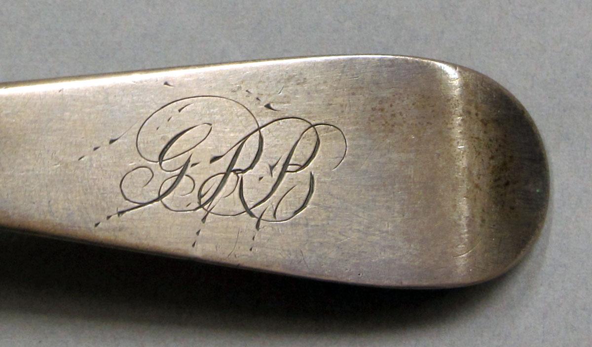 1962.0240.885 Silver Spoon engraving