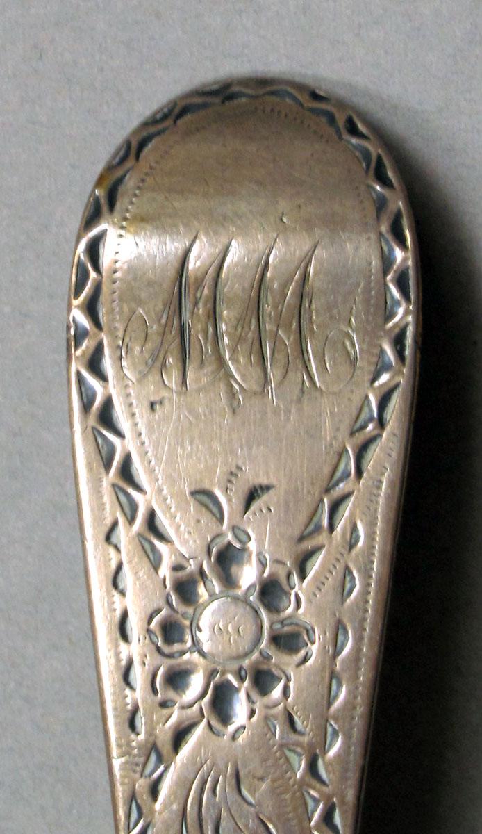 1962.0240.886 Silver Spoon engraving