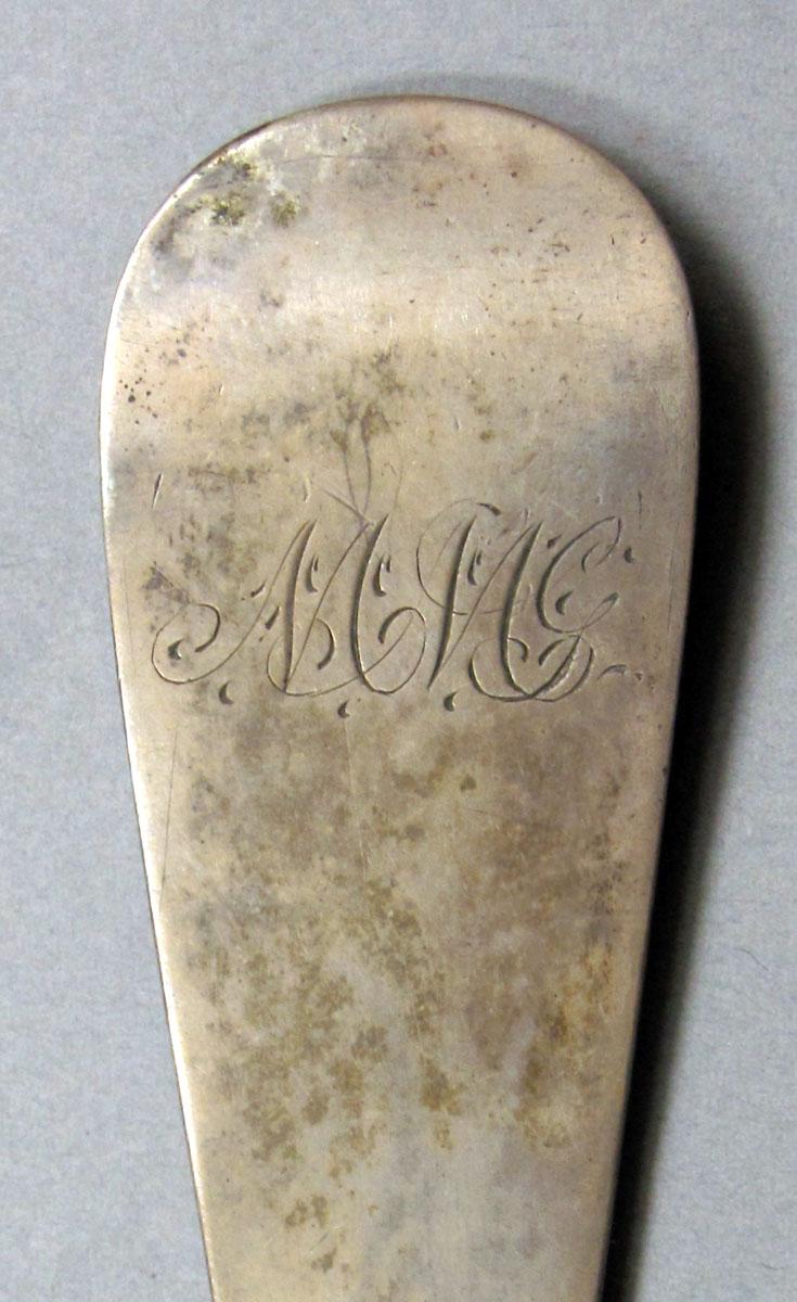 1962.0240.887 Silver Spoon engraving