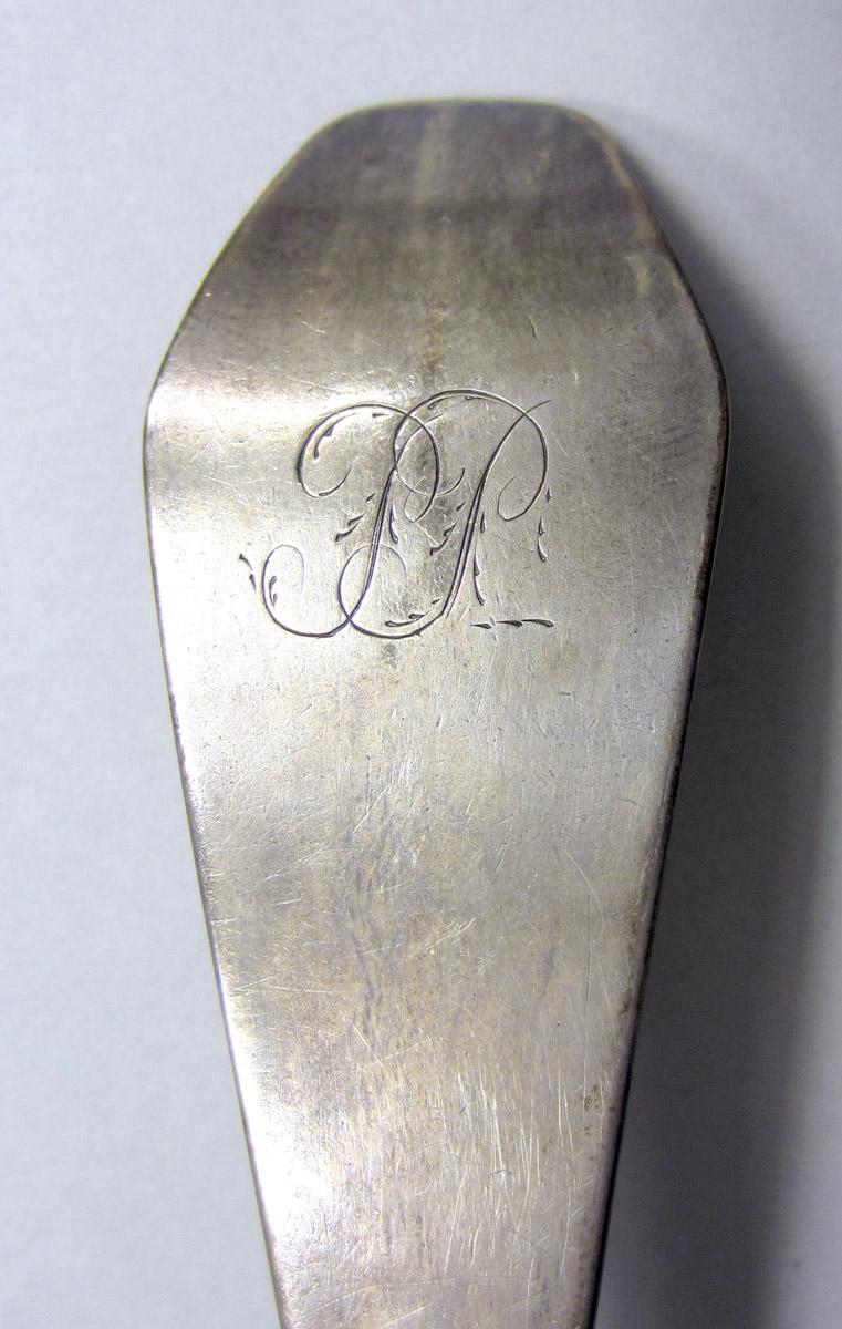 1962.0240.889 Silver Spoon engraving