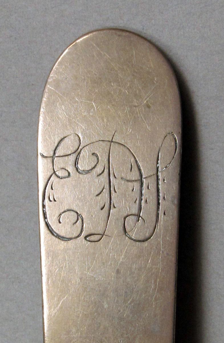 1962.0240.890 Silver Spoon engraving