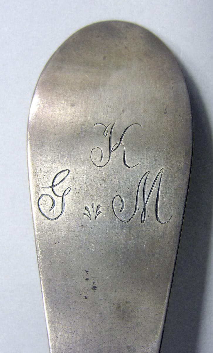 1962.0240.892 Silver Spoon engraving