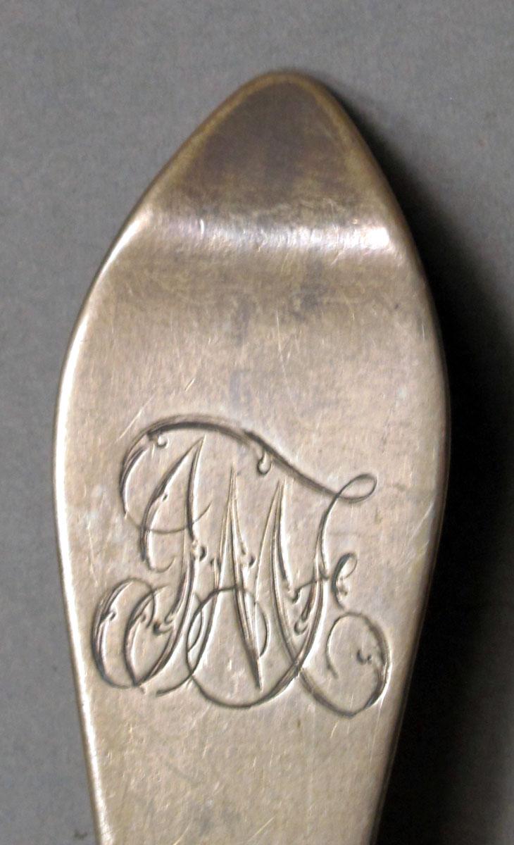 1962.0240.893 Silver Spoon engraving