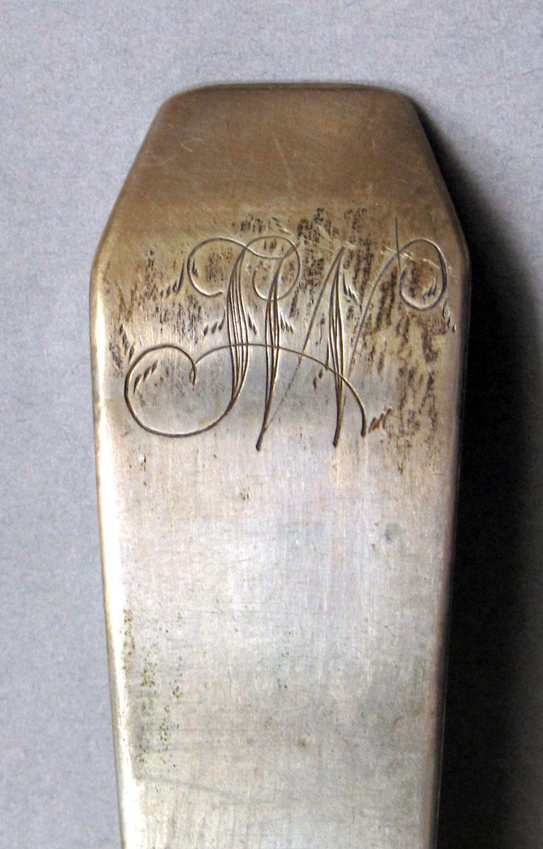 1962.0240.896 Silver Spoon engraving