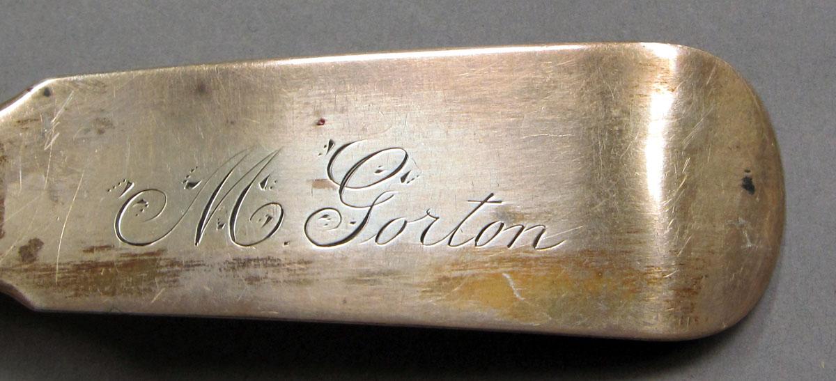 1962.0240.899 Silver Spoon engraving