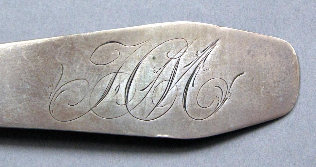 1962.0240.903 Silver Spoon engraving