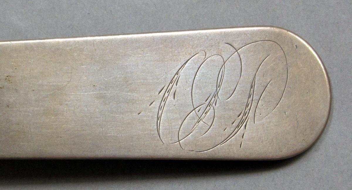 1962.0240.909 Silver Spoon engraving