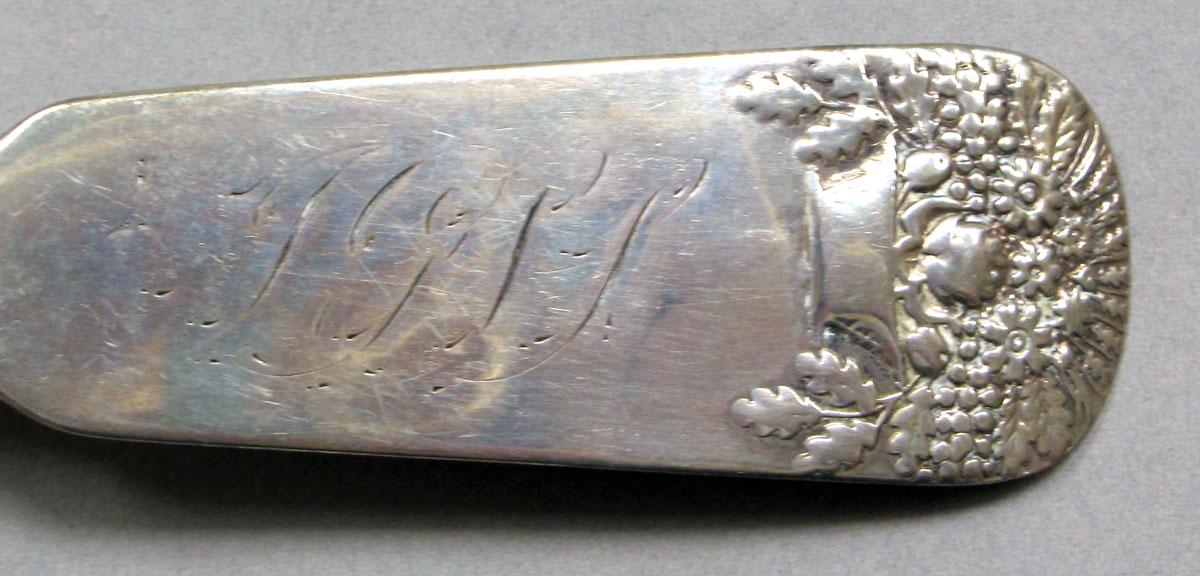 1962.0240.916 Silver Spoon engraving