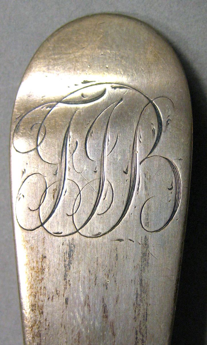 1962.0240.932 Silver Spoon engraving