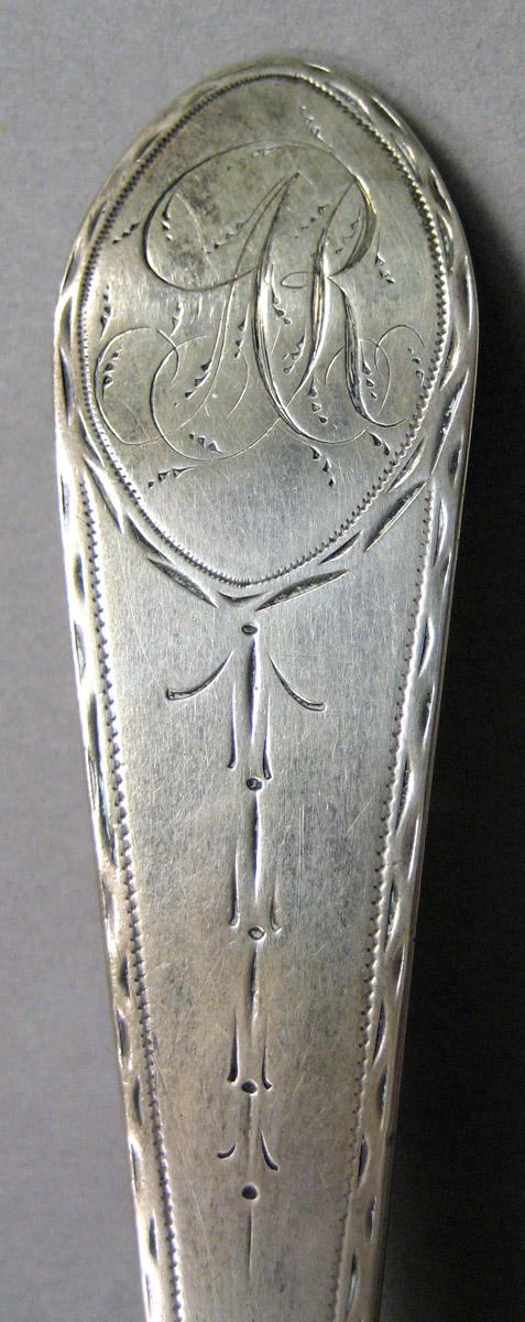 1962.0240.933 Silver Spoon engraving