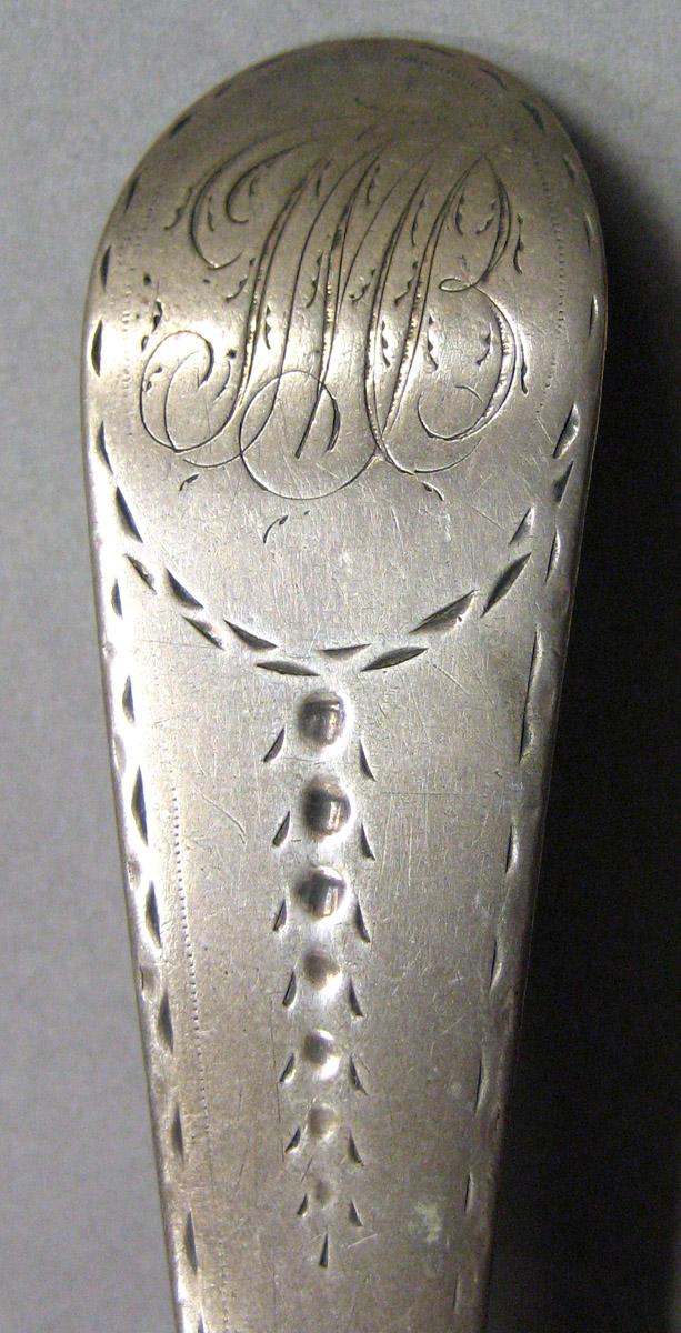 1962.0240.938 Silver Spoon engraving