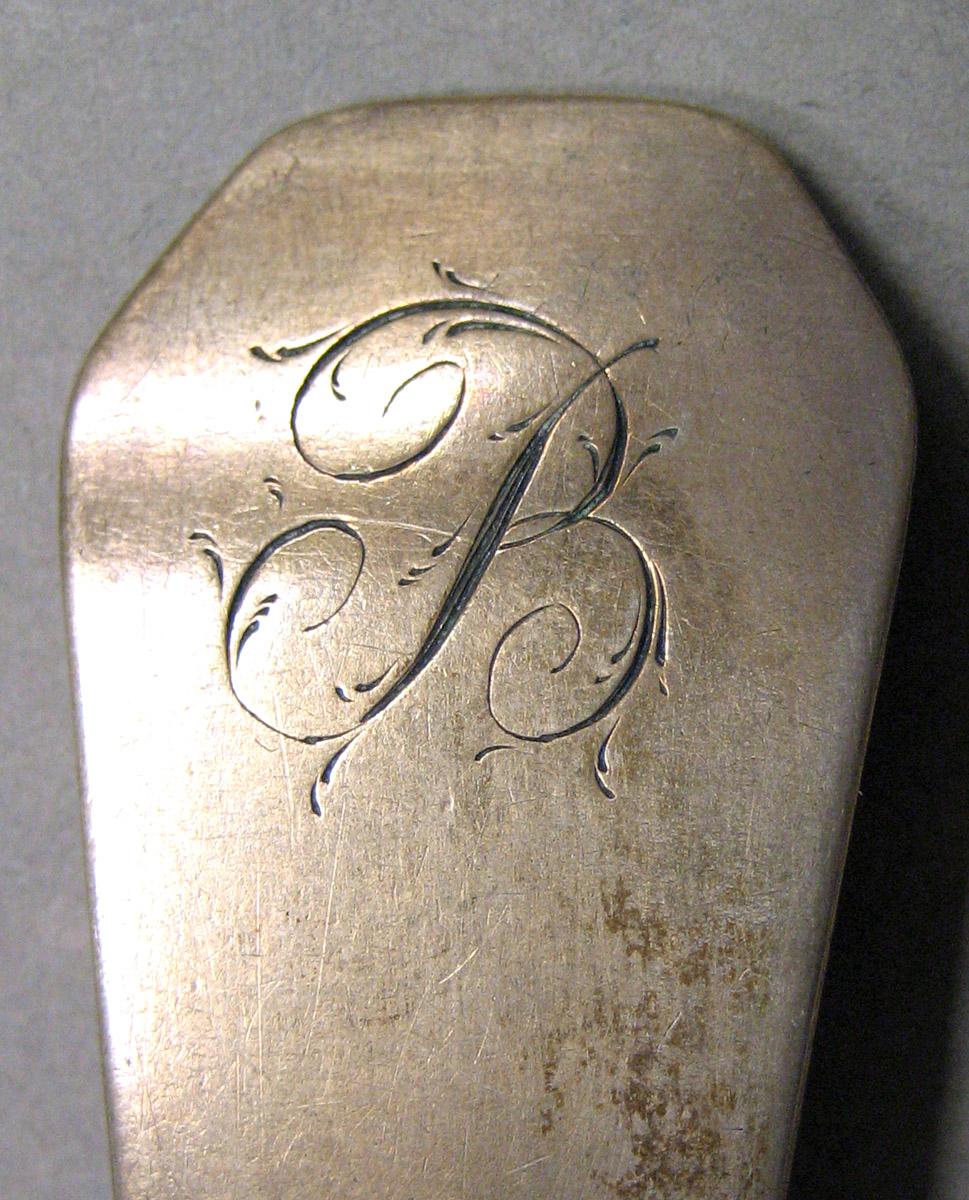 1962.0240.939 Silver Spoon engraving