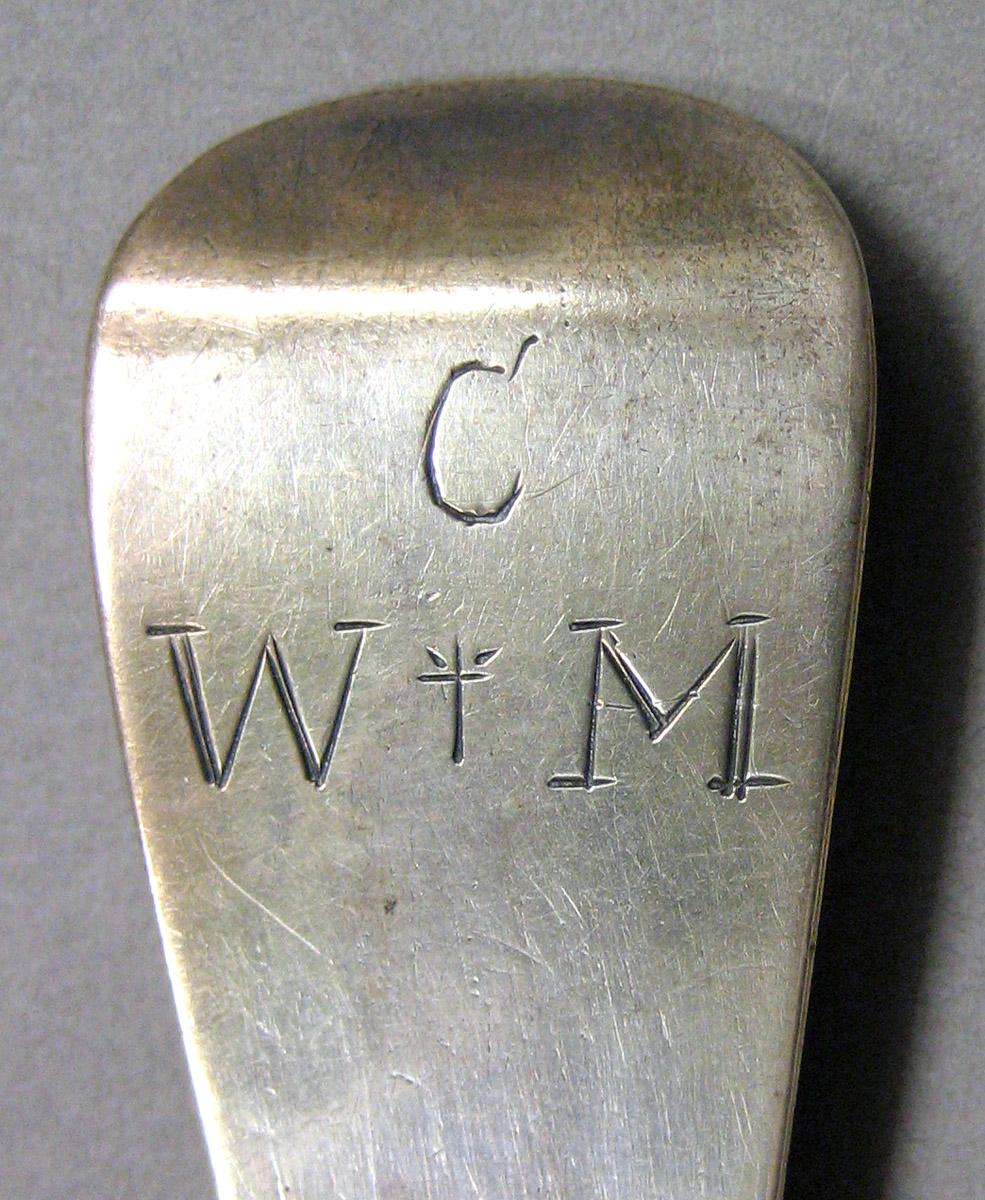 1962.0240.945 Silver Spoon engraving