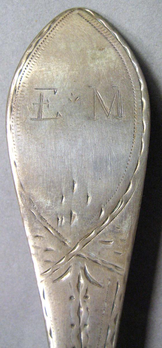 1962.0240.947 Silver Spoon engraving