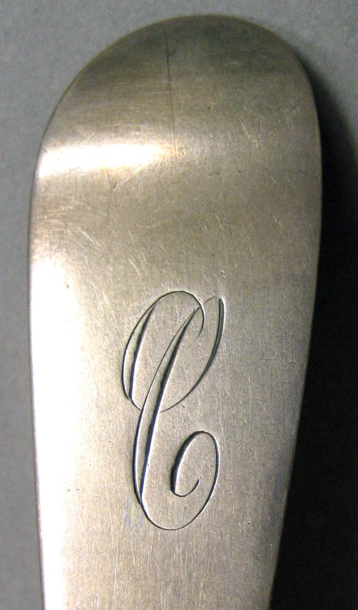1962.0240.956 Silver Spoon engraving