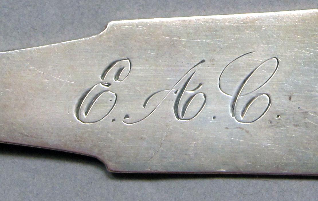 1962.0240.964 Silver Spoon engraving