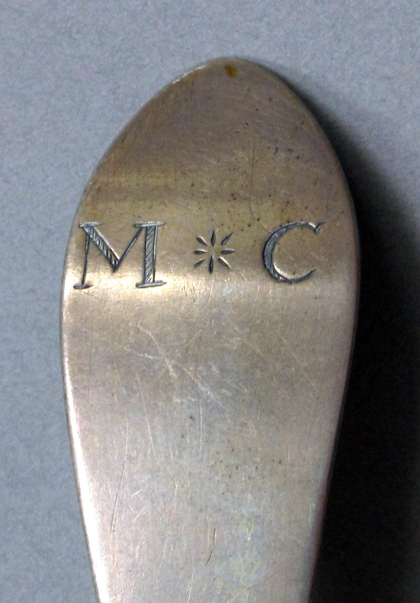 1962.0240.985 Silver Spoon engraving