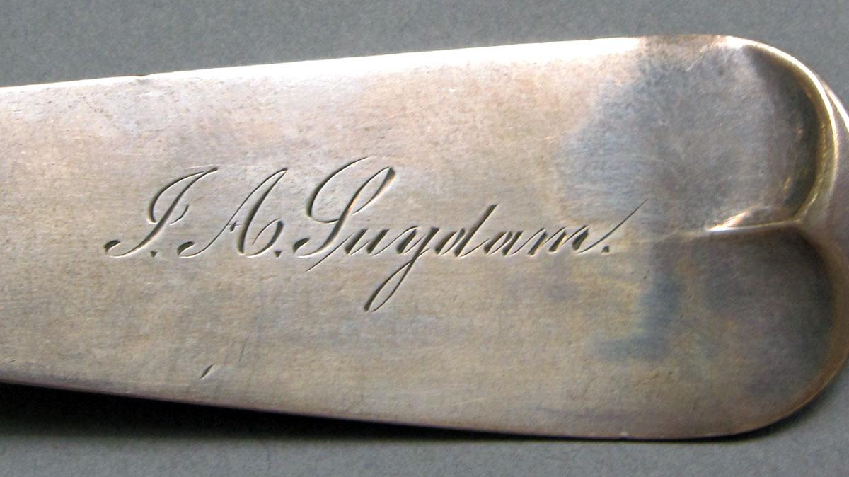 1962.0240.994 Silver Spoon engraving