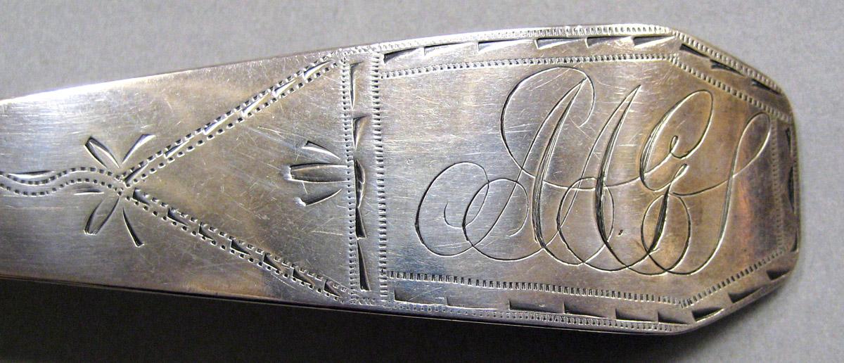 1962.0240.995 Silver Spoon engraving