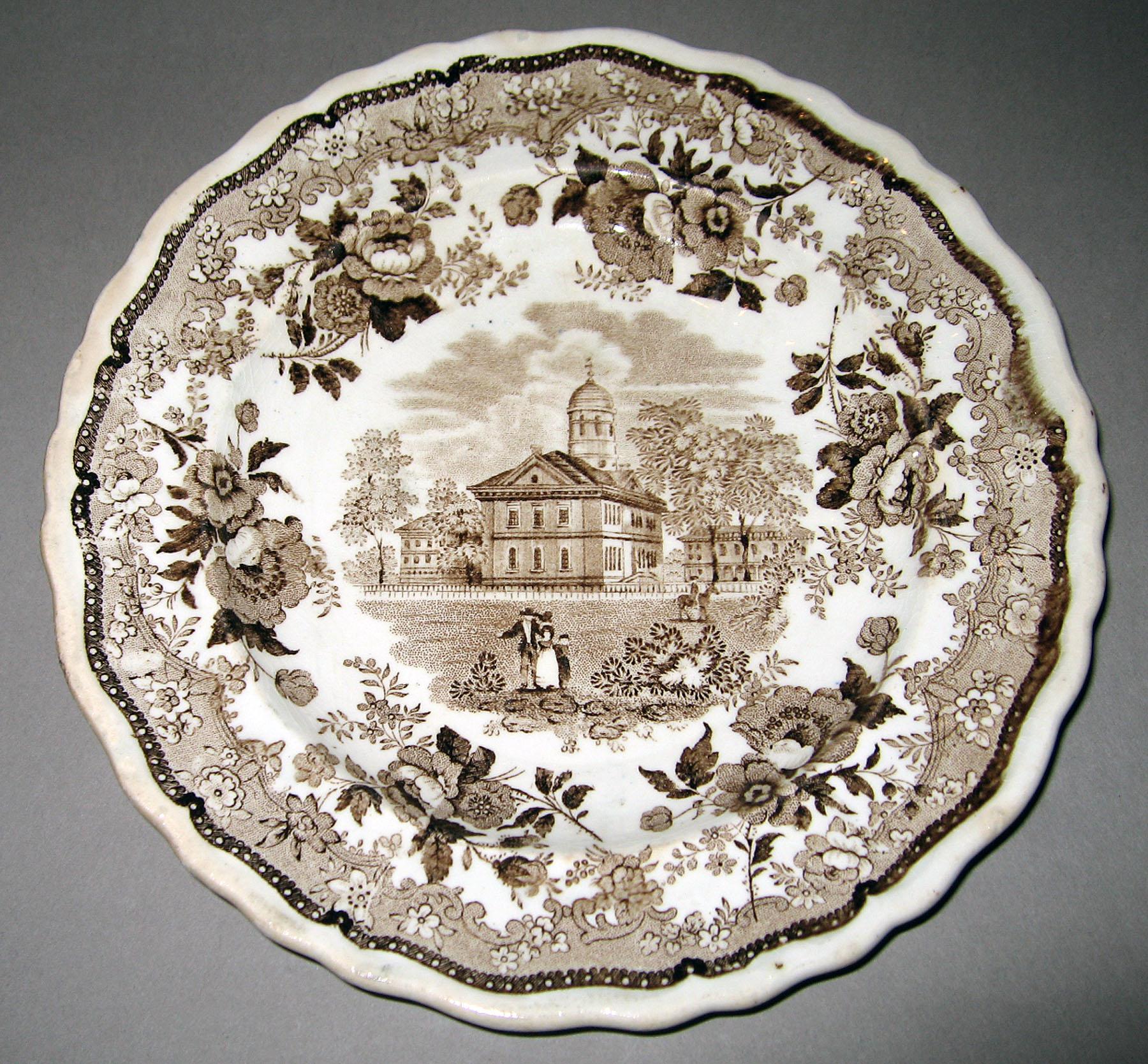 1962.0523.001 Jacksons Earthenware plate