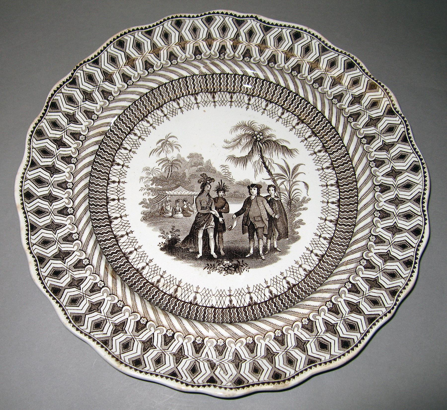 1962.0525.002 Earthenware Plate