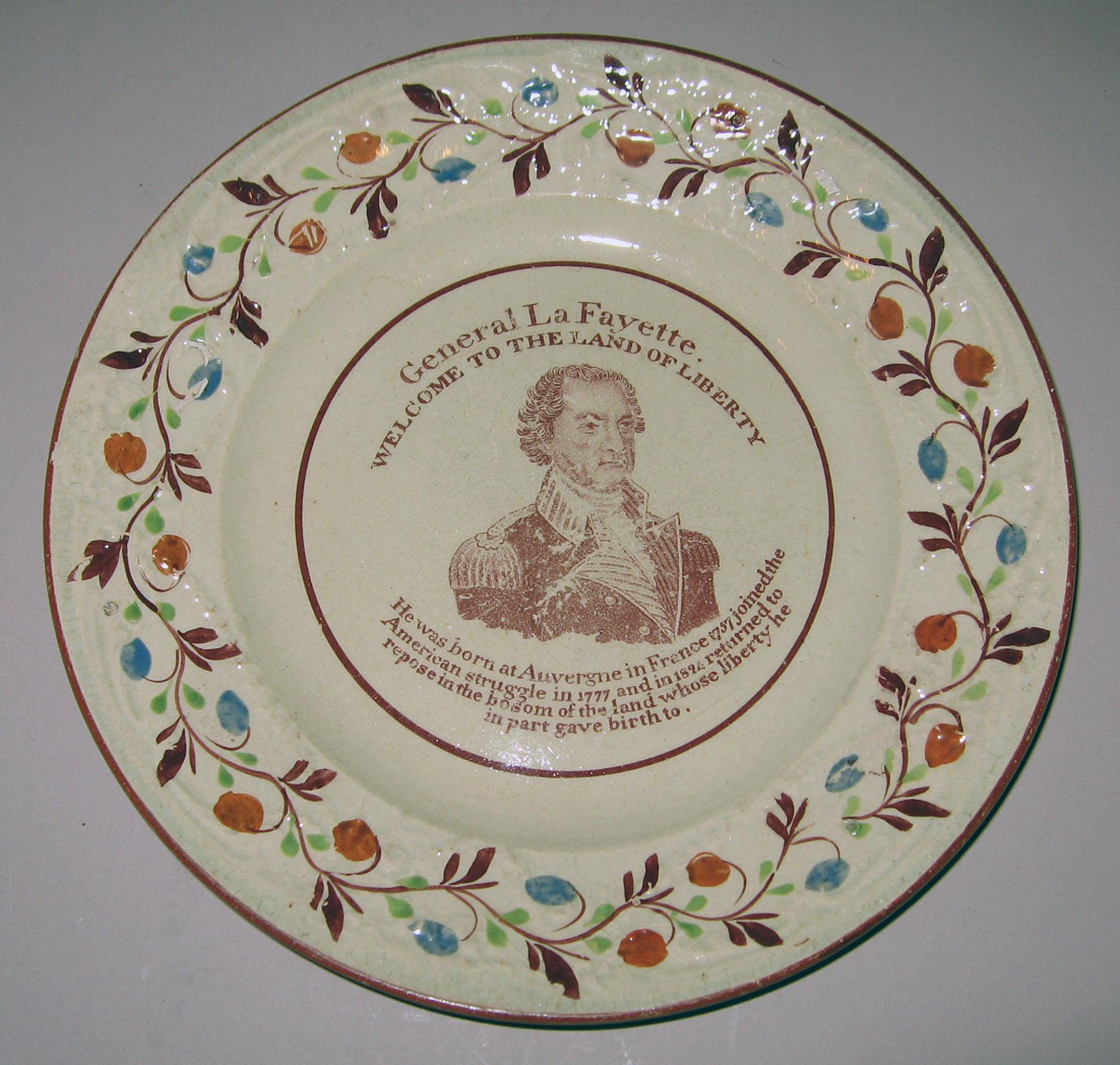 1962.0530 Pearlware plate