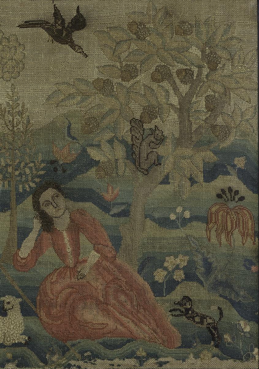 1962.0586 A Needlework Picture, Detail 2