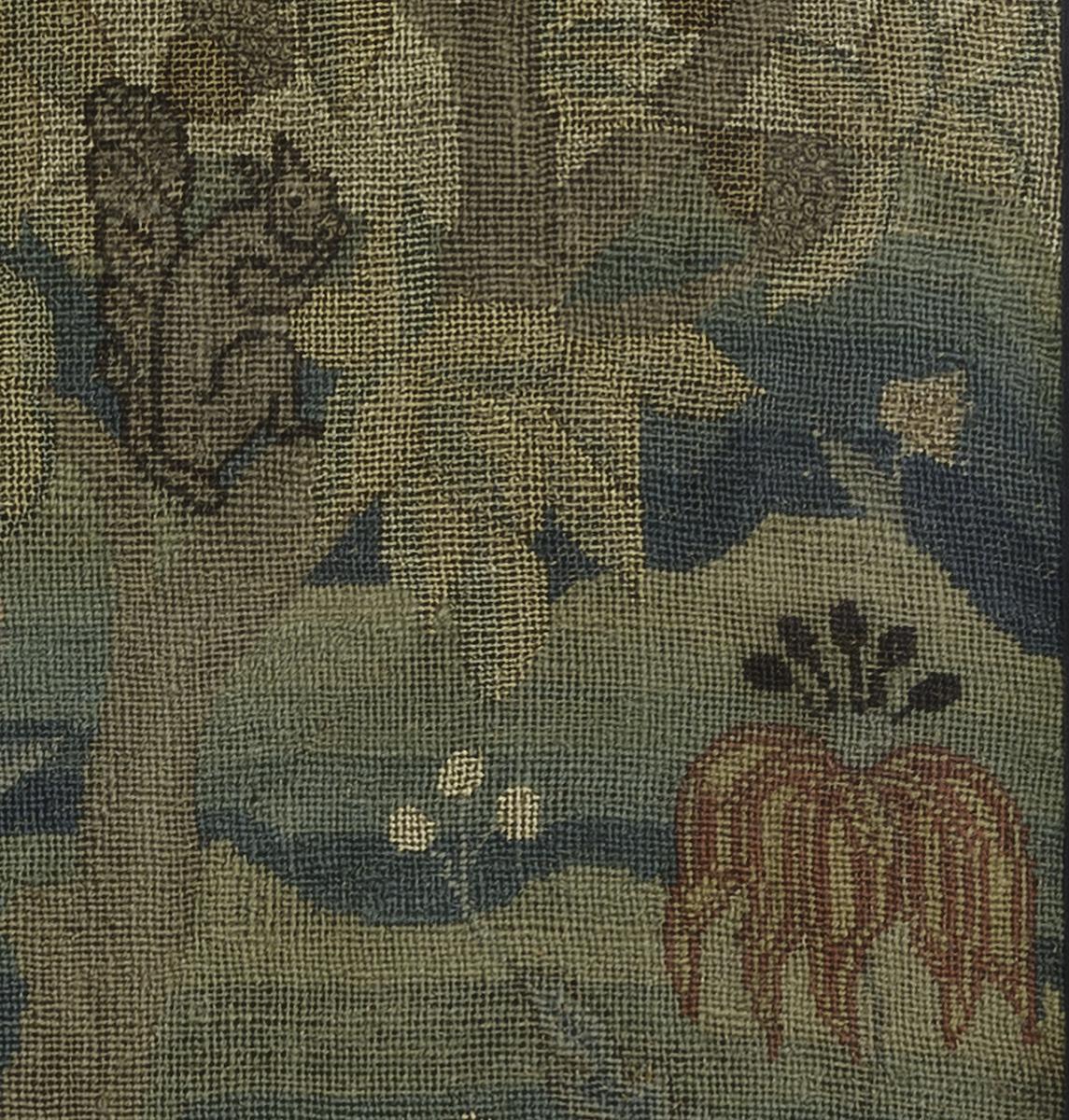 1962.0586 A Needlework Picture, Detail 8