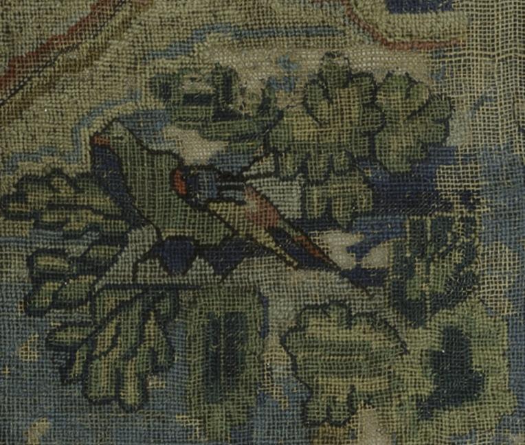 1962.0587 A Needlework Picture, Detail 9