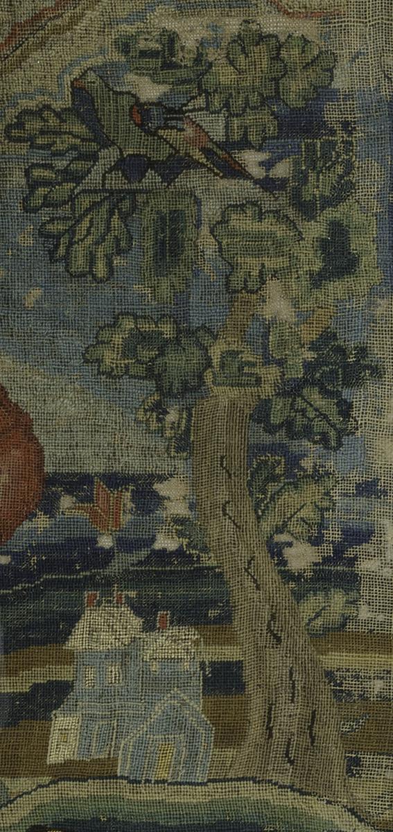 1962.0587 A Needlework Picture, Detail 3