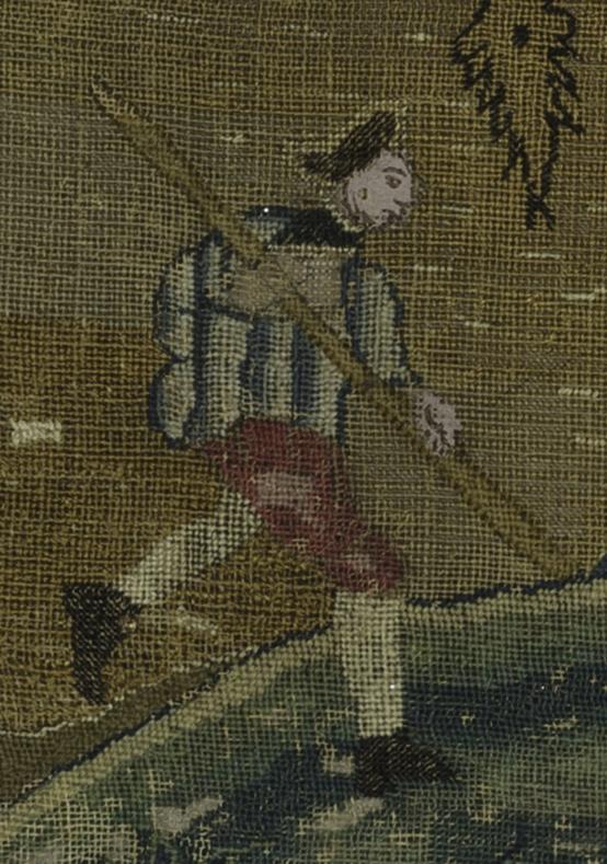 1962.0587 A Needlework Picture, Detail 5