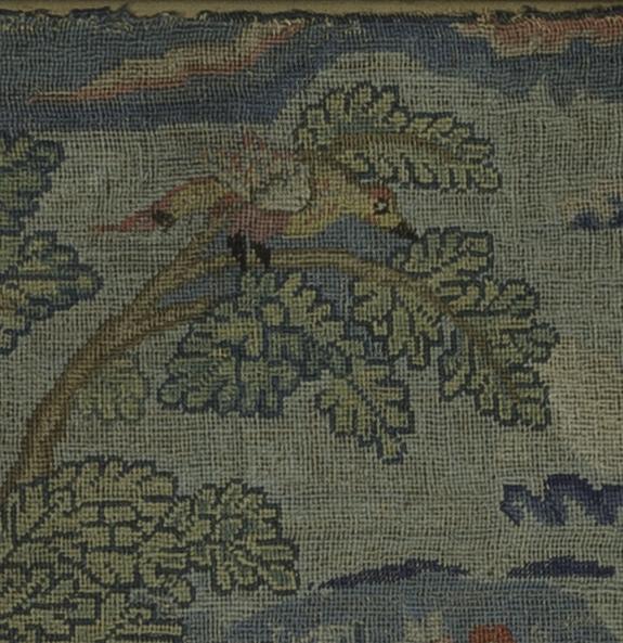1962.0588 Needlework Picture, Detail 9