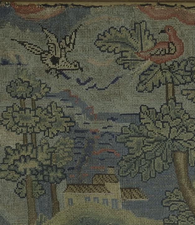 1962.0588 Needlework Picture, Detail 10